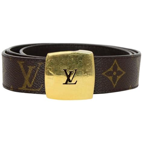 louis vuitton buckle|Louis Vuitton brown monogram belt.